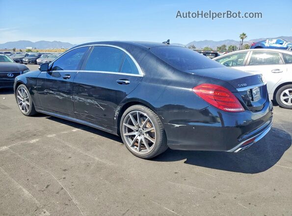 WDDUG8CBXGA245147 2016 MERCEDES-BENZ S Black Tył lewy