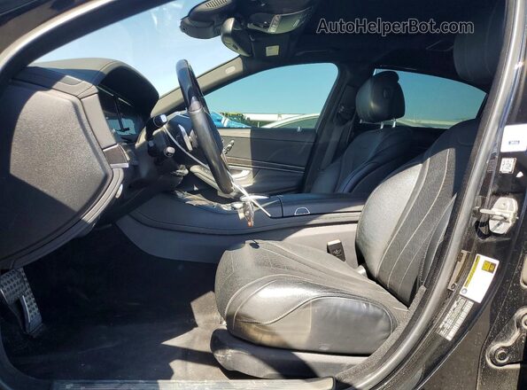 WDDUG8CBXGA245147 2016 MERCEDES-BENZ S Black Widok wnętrza z przodu