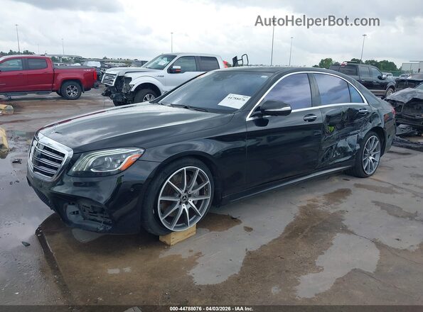 WDDUG8DB0KA436583 2019 MERCEDES-BENZ S-CLASS Black Առջևի ձախ երեք քառորդ տեսարան