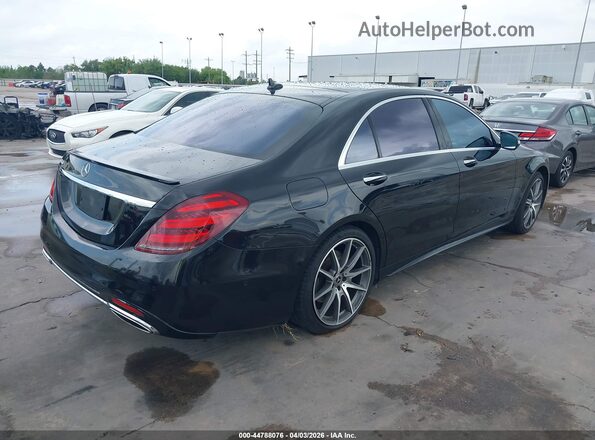 WDDUG8DB0KA436583 2019 MERCEDES-BENZ S-CLASS Black Հետևի աջ