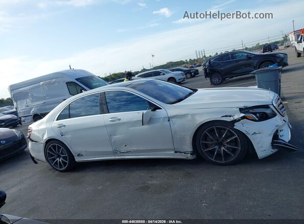 WDDUG8DB0KA474833 2019 MERCEDES-BENZ S-CLASS Белый Вид задней части салона