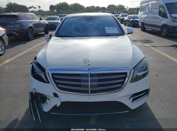 WDDUG8DB0KA474833 2019 MERCEDES-BENZ S-CLASS Белый Вид щитка приборов