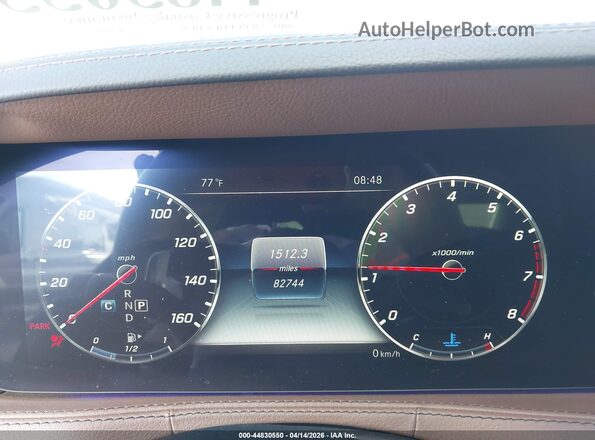 WDDUG8DB0KA474833 2019 MERCEDES-BENZ S-CLASS Белый Вид задних сидений