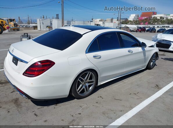 WDDUG8DBXKA487928 2019 MERCEDES-BENZ S-CLASS White Trasero derecho