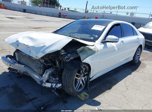 WDDUG8DBXKA487928 2019 MERCEDES-BENZ S-CLASS White Vista frontal