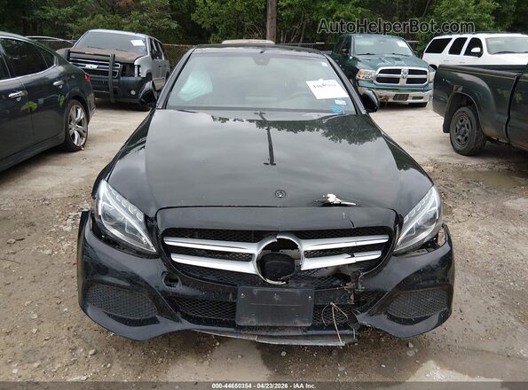 WDDWF4JB0JR333608 2018 MERCEDES-BENZ C-CLASS Black Առջևի վահանակի տեսք