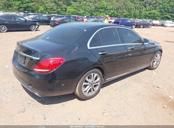 WDDWF4JB4JR389986 2018 MERCEDES-BENZ C-CLASS Black Rear right