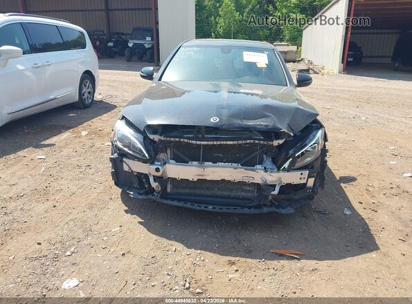 WDDWF4JB4JR389986 2018 MERCEDES-BENZ C-CLASS Black Front view