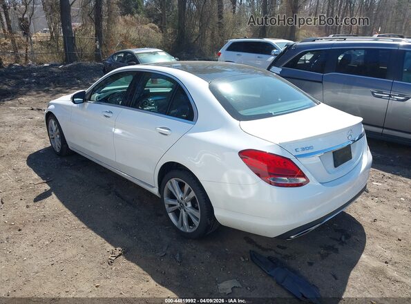 WDDWF4KB1JR418892 2018 MERCEDES-BENZ C-CLASS White უკანა მარცხენა
