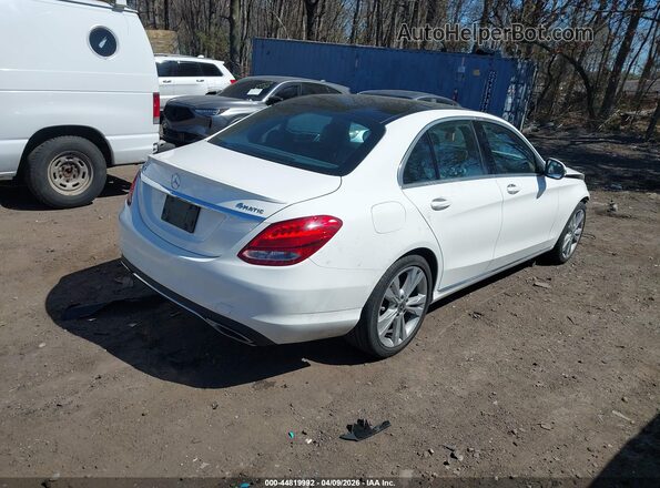 WDDWF4KB1JR418892 2018 MERCEDES-BENZ C-CLASS White უკანა მარჯვენა