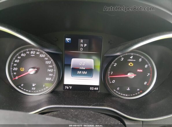 WDDWF4KB3JR311293 2018 MERCEDES-BENZ C-CLASS White Հետևի նստատեղերի տեսք