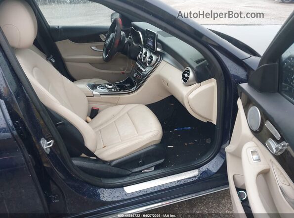 WDDWF4KB4JR409149 2018 MERCEDES-BENZ C-CLASS Black Front interior view