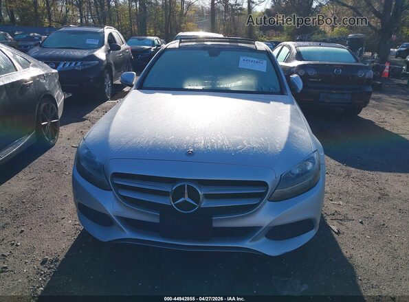 WDDWF4KB7JR327965 2018 MERCEDES-BENZ C-CLASS Серебряный Вид щитка приборов