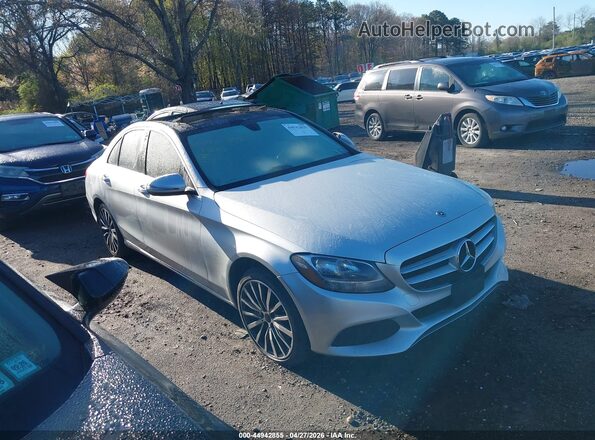 WDDWF4KB7JR327965 2018 MERCEDES-BENZ C-CLASS Серебряный Вид задней части салона