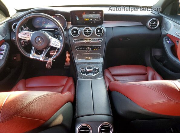 WDDWF6EB5LR552864 2020 MERCEDES-BENZ C White Dashboard view
