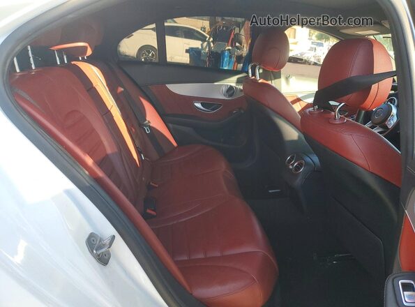 WDDWF6EB5LR552864 2020 MERCEDES-BENZ C White Rear seats view
