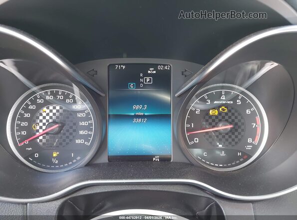 WDDWF6EB5LR564853 2020 MERCEDES-BENZ AMG C 43 Black Rear seats view