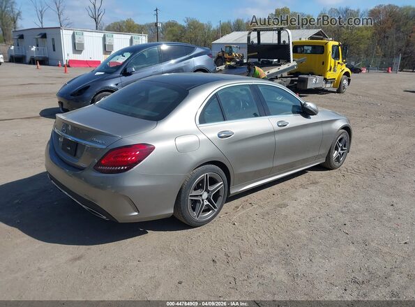 WDDWF8EB6LR526592 2020 MERCEDES-BENZ C-CLASS Silver Задня права чверть