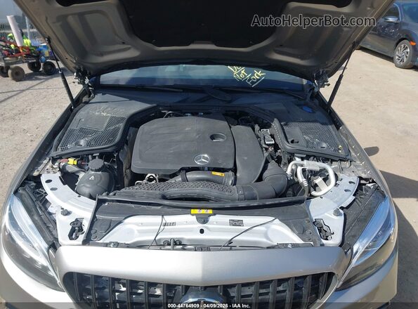 WDDWF8EB6LR526592 2020 MERCEDES-BENZ C-CLASS Silver Вид ззаду