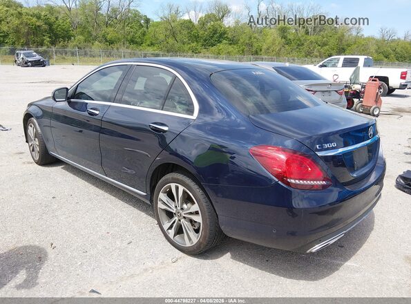 WDDWF8EB8LR548402 2020 MERCEDES-BENZ C-CLASS Blue Trasero izquierdo