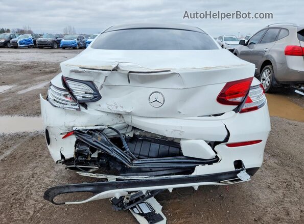 WDDWJ4KB2HF360740 2017 MERCEDES-BENZ C White Widok z tyłu