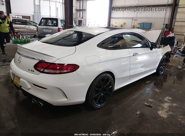 WDDWJ6EB0KF844520 2019 MERCEDES-BENZ AMG C 43 White Trasero derecho