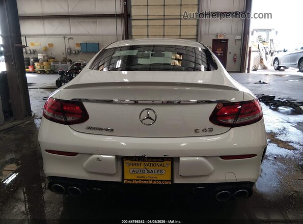 WDDWJ6EB0KF844520 2019 MERCEDES-BENZ AMG C 43 White 