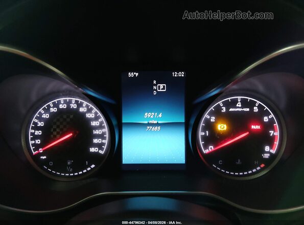 WDDWJ6EB0KF844520 2019 MERCEDES-BENZ AMG C 43 White Vista de los asientos traseros