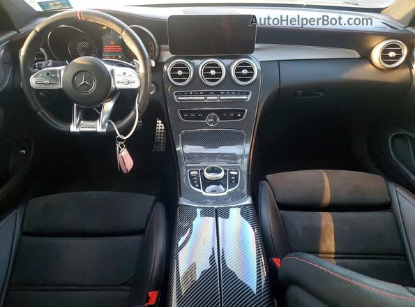 WDDWJ6EB1KF837270 2019 MERCEDES-BENZ C Black წინა პანელის ხედი