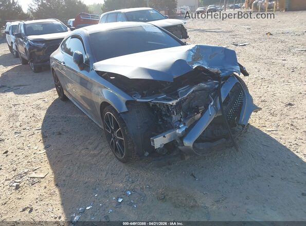 WDDWJ6EB2JF758835 2018 MERCEDES-BENZ AMG C 43 Gray Widok z przodu