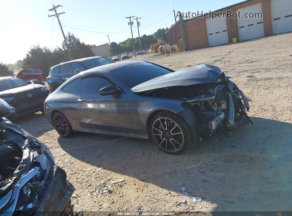 WDDWJ6EB2JF758835 2018 MERCEDES-BENZ AMG C 43 Gray Widok zestawu wskaźników