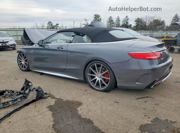 WDDXK7JB0HA021783 2017 MERCEDES-BENZ S Серый Задняя левая четверть