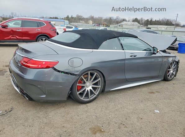 WDDXK7JB0HA021783 2017 MERCEDES-BENZ S Серый Задняя правая четверть