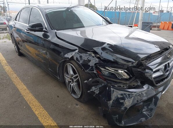 WDDZF4JB0KA555787 2019 MERCEDES-BENZ E-CLASS Black Դիմացի տեսք