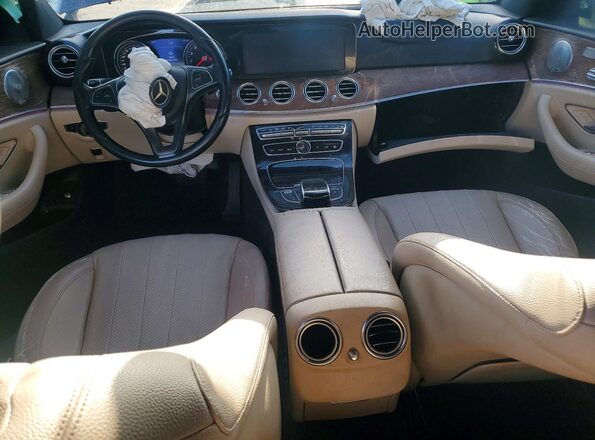 WDDZF4JB3HA181765 2017 MERCEDES-BENZ E Blue Dashboard view