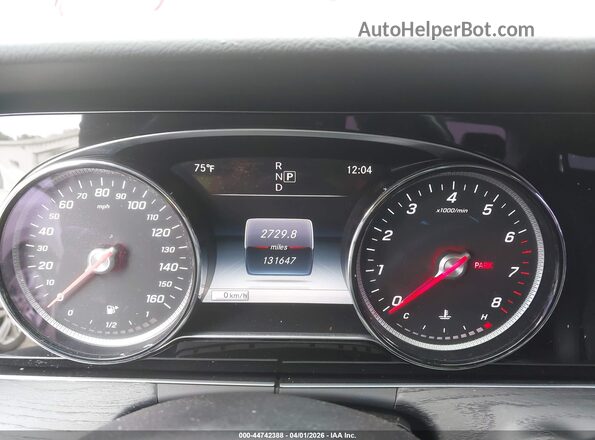 WDDZF4JB4HA082064 2017 MERCEDES-BENZ E-CLASS Black Vista de los asientos traseros