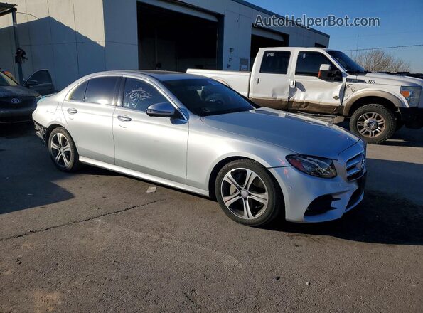 WDDZF4JB5HA136469 2017 MERCEDES-BENZ E Silver Передня права чверть
