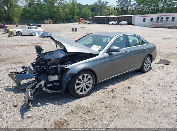 WDDZF4JB7HA076033 2017 MERCEDES-BENZ E-CLASS Gray Front left