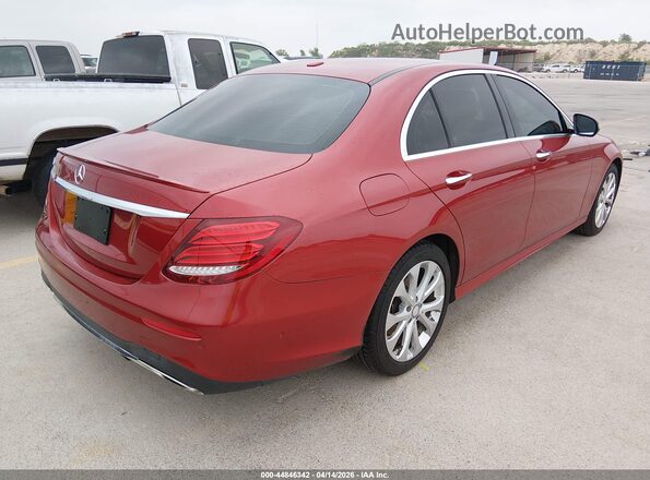 WDDZF4JB9HA190860 2017 MERCEDES-BENZ E-CLASS Red Trasero derecho