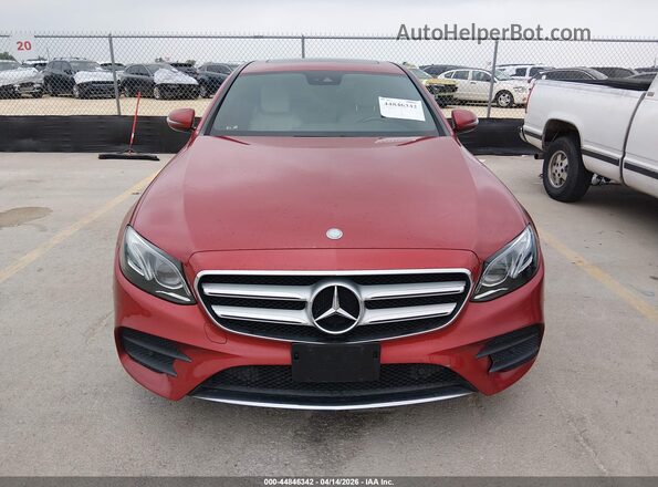WDDZF4JB9HA190860 2017 MERCEDES-BENZ E-CLASS Red Vista del cuadro de instrumentos