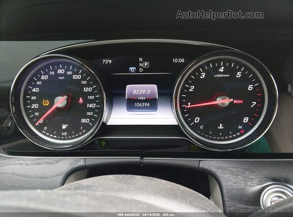 WDDZF4JB9HA190860 2017 MERCEDES-BENZ E-CLASS Red Vista de los asientos traseros