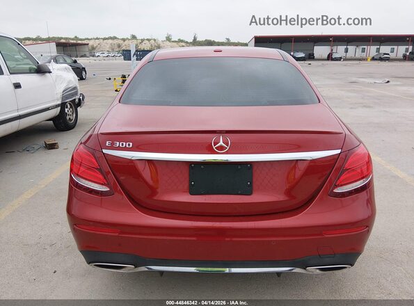 WDDZF4JB9HA190860 2017 MERCEDES-BENZ E-CLASS Red 