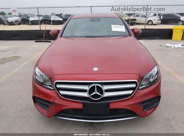 WDDZF4JB9HA190860 2017 MERCEDES-BENZ E-CLASS Red Vista frontal