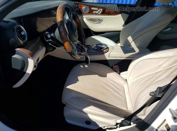 WDDZF4JBXKA508105 2019 MERCEDES-BENZ E White Vista interior delantera