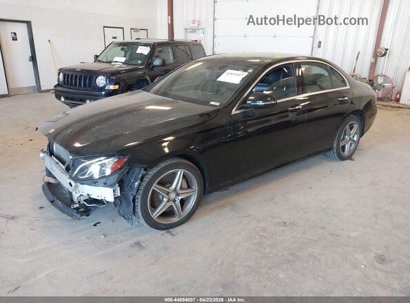 WDDZF4KB0HA012236 2017 MERCEDES-BENZ E-CLASS Black წინა მარცხენა ხედი სამი მეოთხედიდან