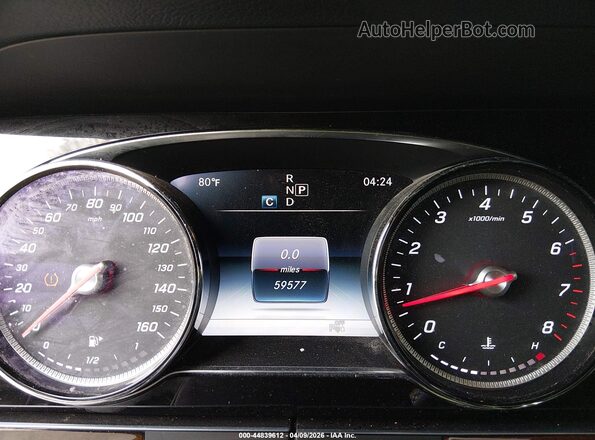 WDDZF4KB2HA122544 2017 MERCEDES-BENZ E-CLASS Silver Widok tylnych siedzeń