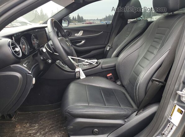 WDDZF4KB2JA371898 2018 MERCEDES-BENZ E Gray Вид салону спереду