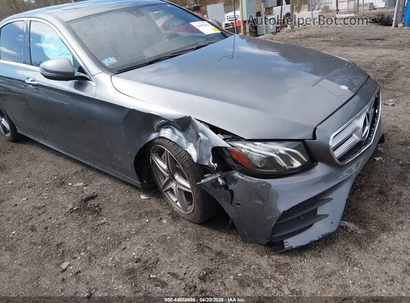 WDDZF4KB3HA219705 2017 MERCEDES-BENZ E-CLASS Gray Front view