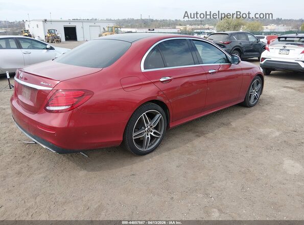 WDDZF4KB3KA592315 2019 MERCEDES-BENZ E-CLASS Красный Задняя правая четверть
