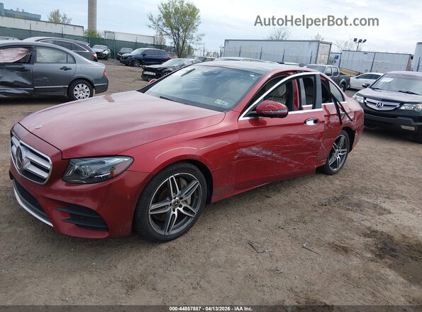 WDDZF4KB3KA592315 2019 MERCEDES-BENZ E-CLASS Красный Передняя левая четверть